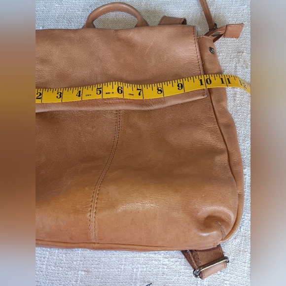 Tan Leather Backpack main image 7